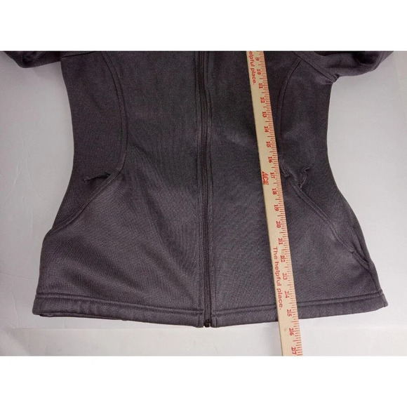 The North Face Womens Jacket Gray Fleece Full Zip Stretch Outdoor Size M - Picture 11 of 12